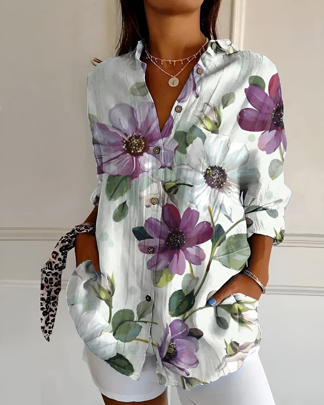 Maia | Floral Summer Blouse