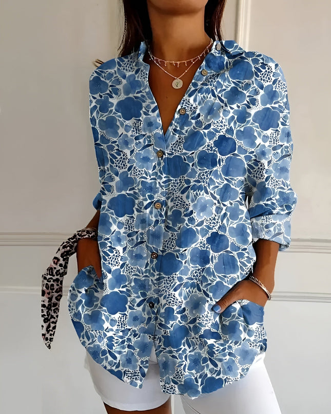 Maia | Floral Summer Blouse